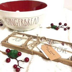 Gingerbread Mixing Bowl & Flat Ornaments